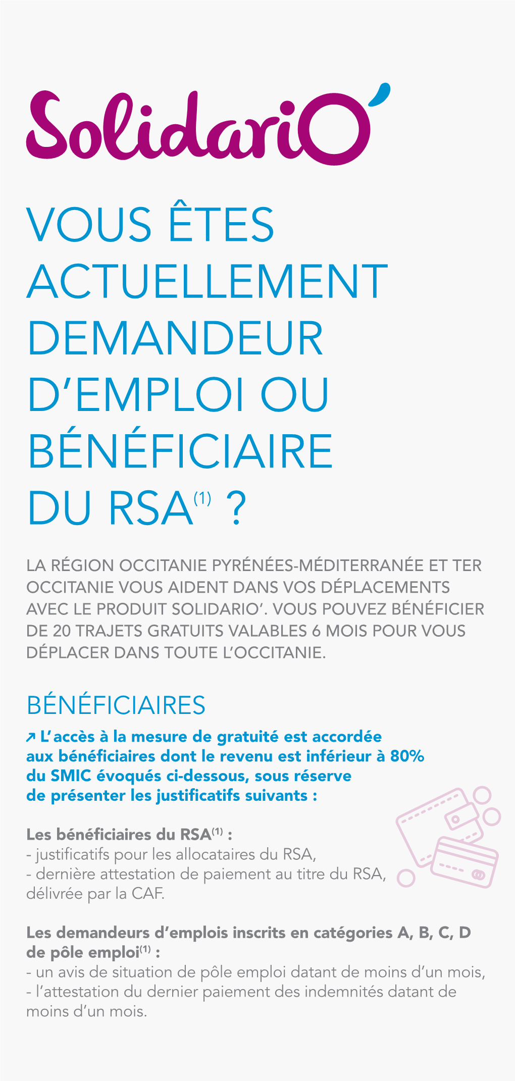 Vous Êtes Actuellement Demandeur D’Emploi Ou Bénéficiaire Du Rsa(1) ?