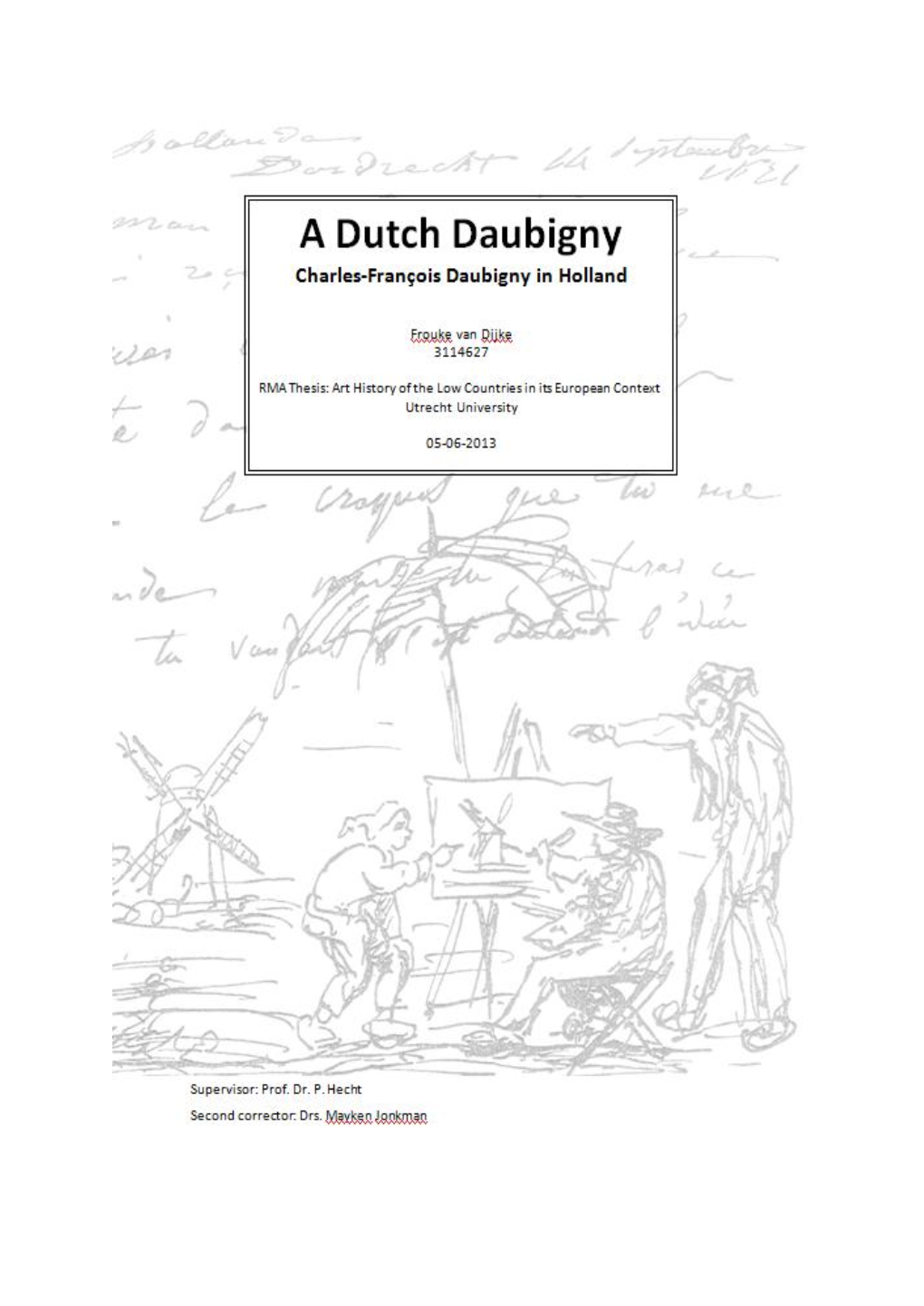 Igitur Thesis Frouke Van Dijke, a Dutch Daubigny.Pdf