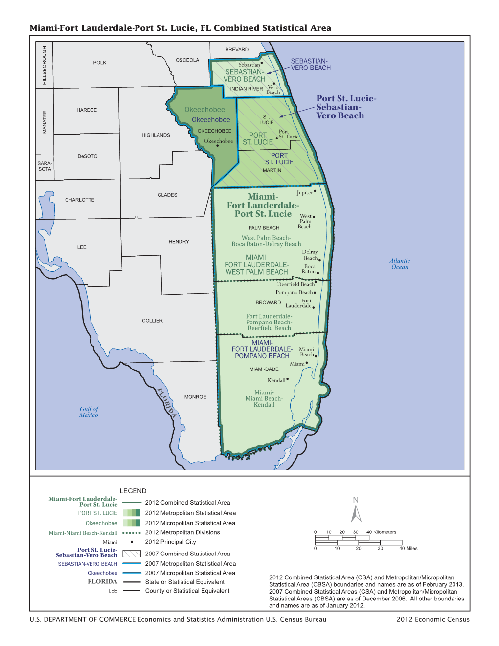 Miami-Fort Lauderdale-Port St. Lucie, FL Combined Statistical Area