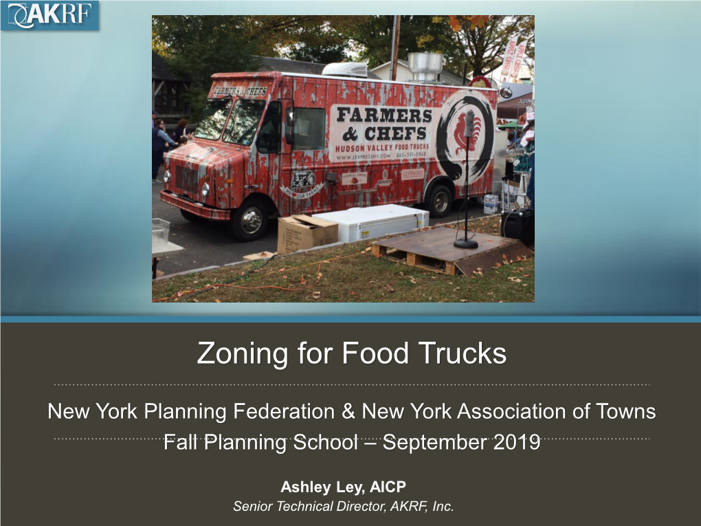 Zoning for Food Trucks