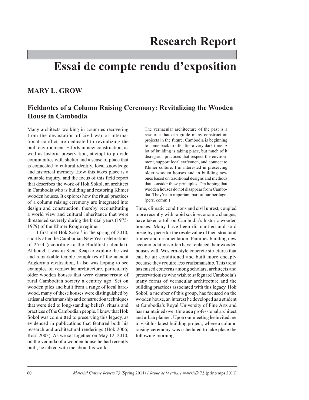 Research Report Essai De Compte Rendu D'exposition