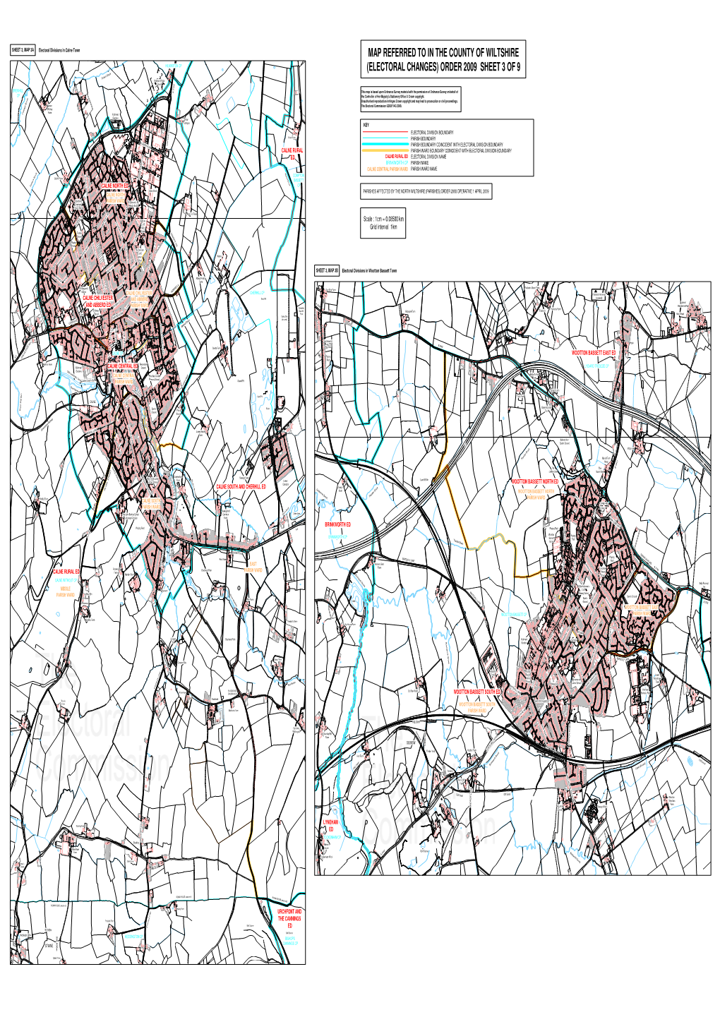 Map Referred to in the County of Wiltshire