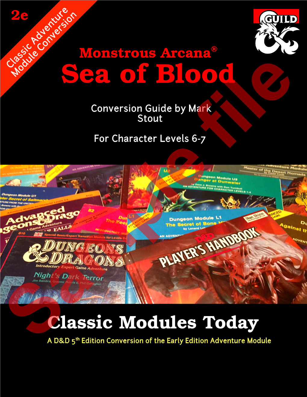 Monstrous Arcana® Sea of Blood Conversion Guide