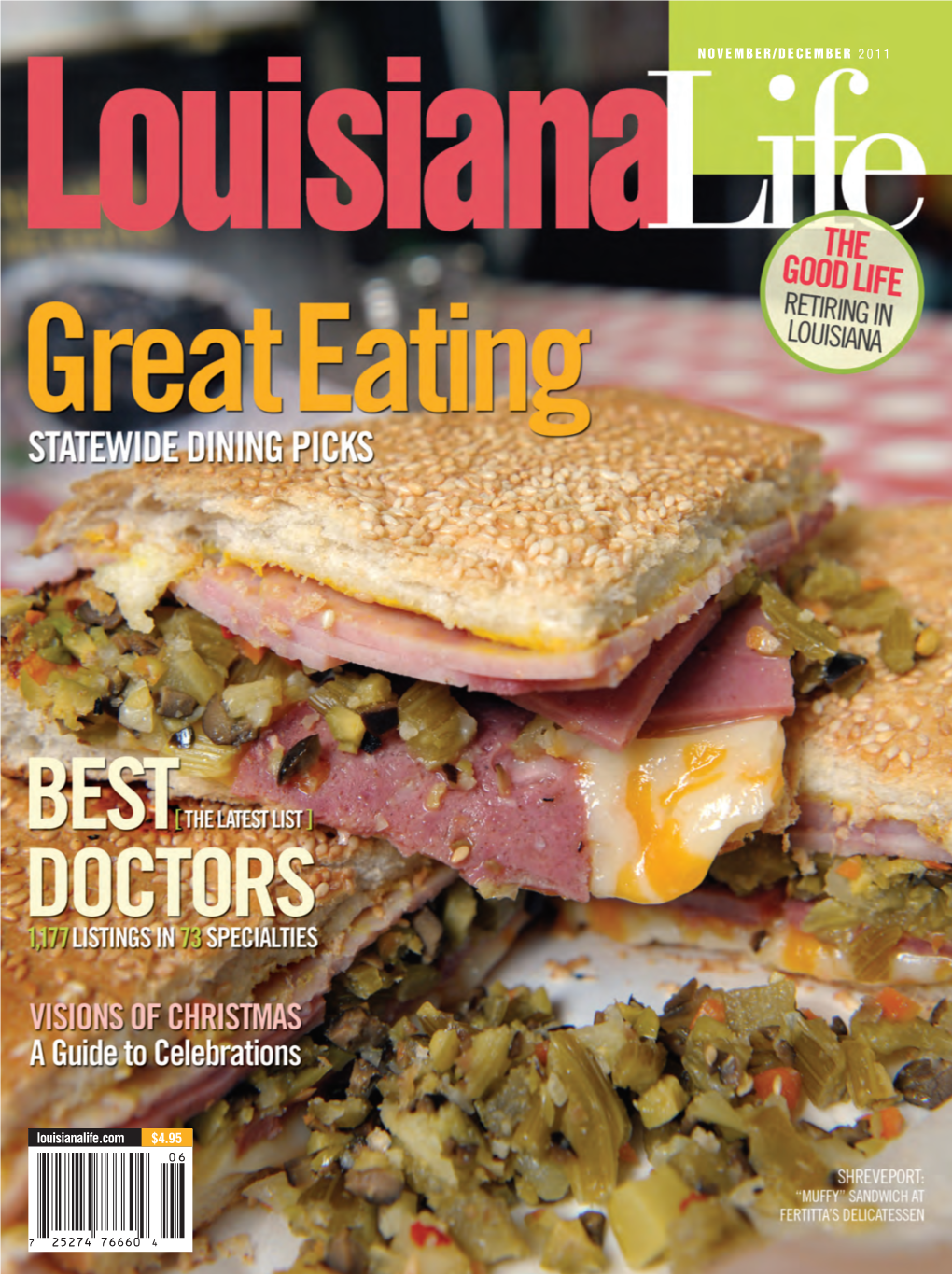 NOVEMBER/DECEMBER 2011 Louisianalife.Com $4.95