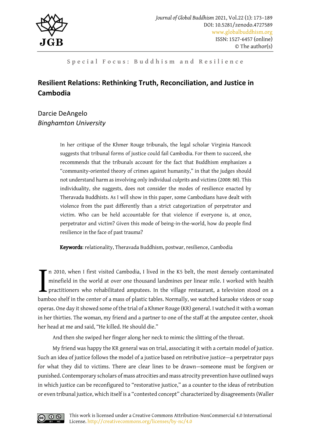 Rethinking Truth, Reconciliation, and Justice in Cambodia