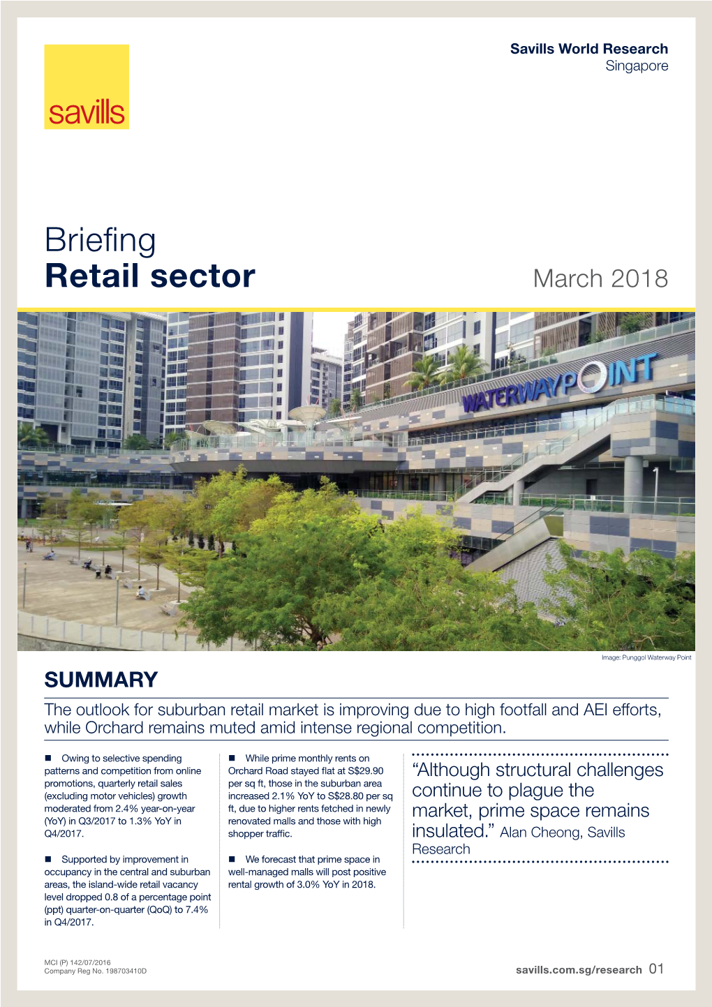 Briefing Retail Sector