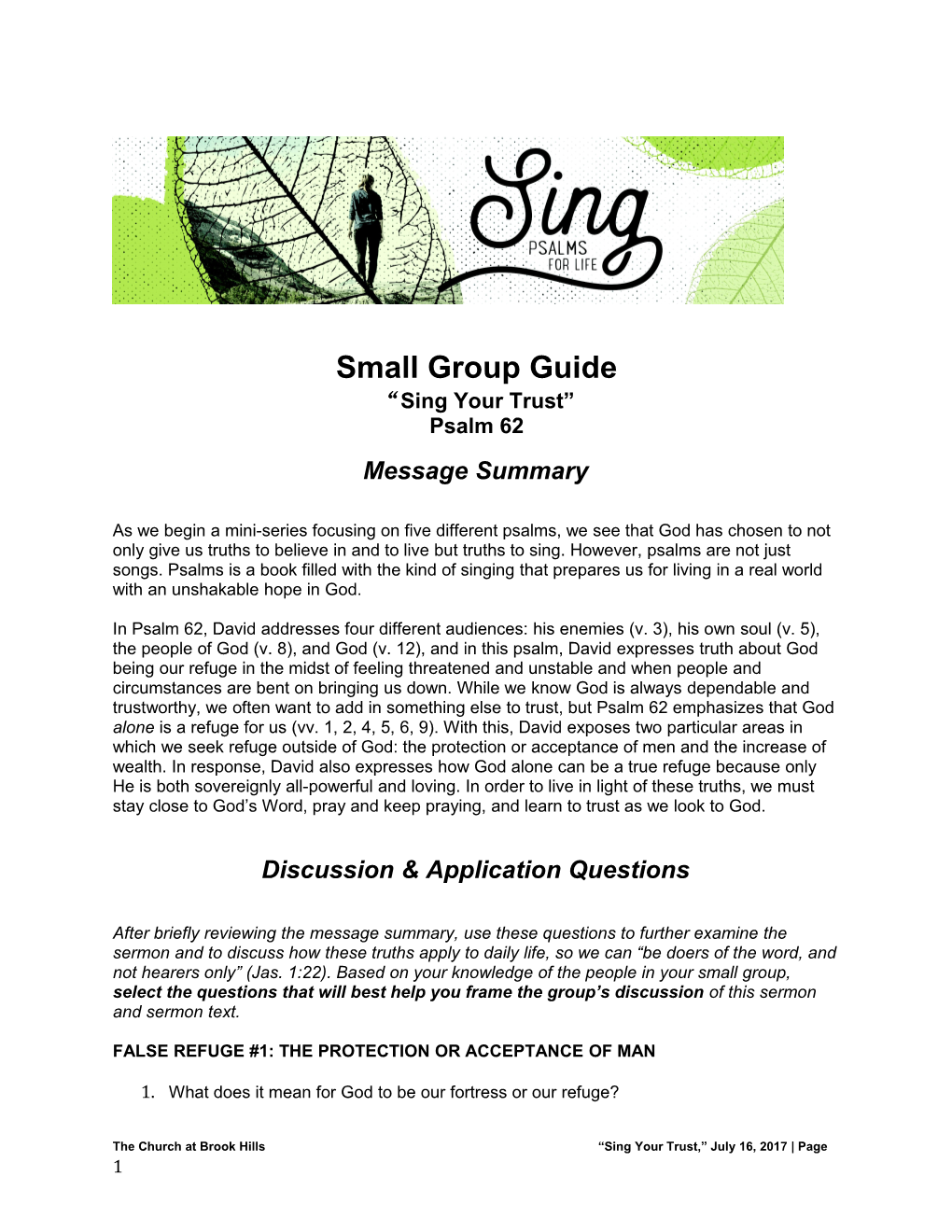 Small Group Guide s1