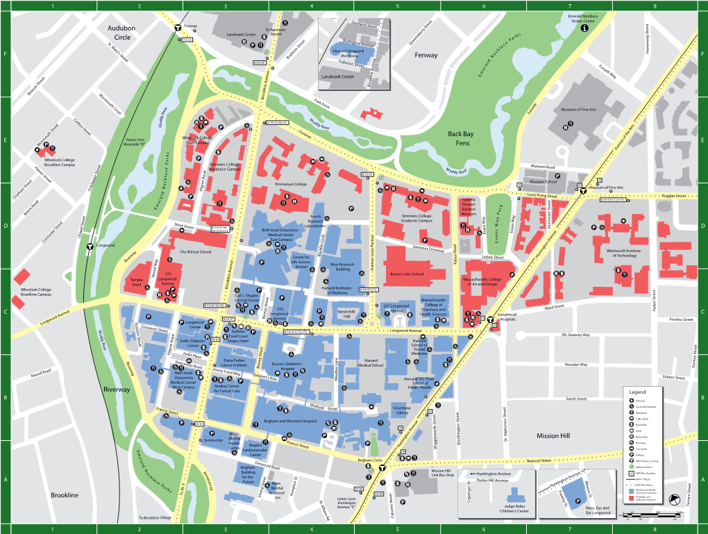 Back Bay Fens Riverway Brookline Mission Hill Fenway Audubon Circle