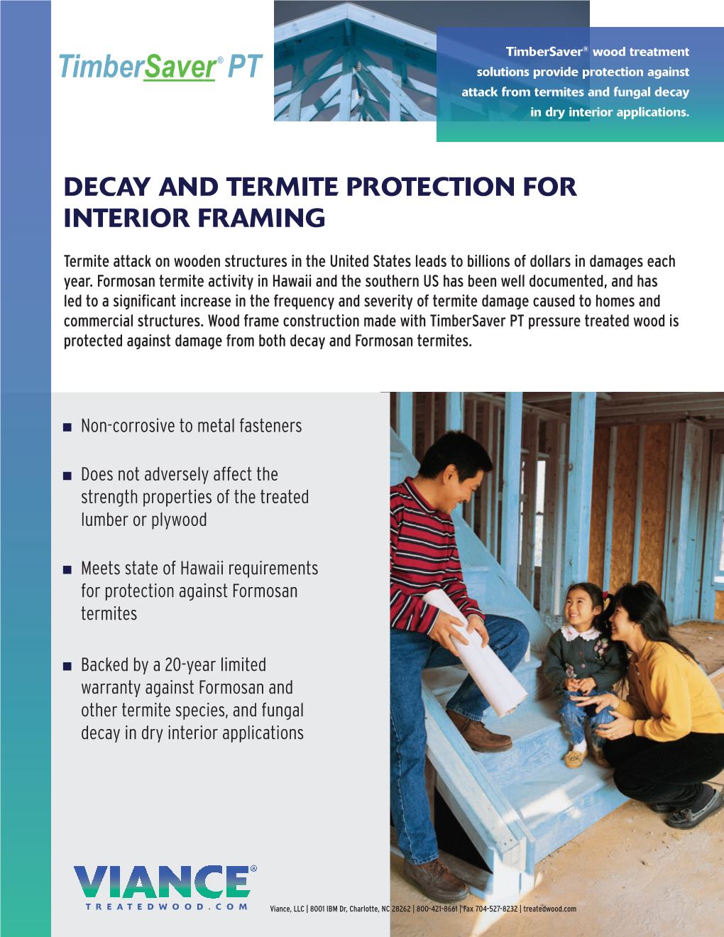 Decay and Termite Protection for Interior Framing