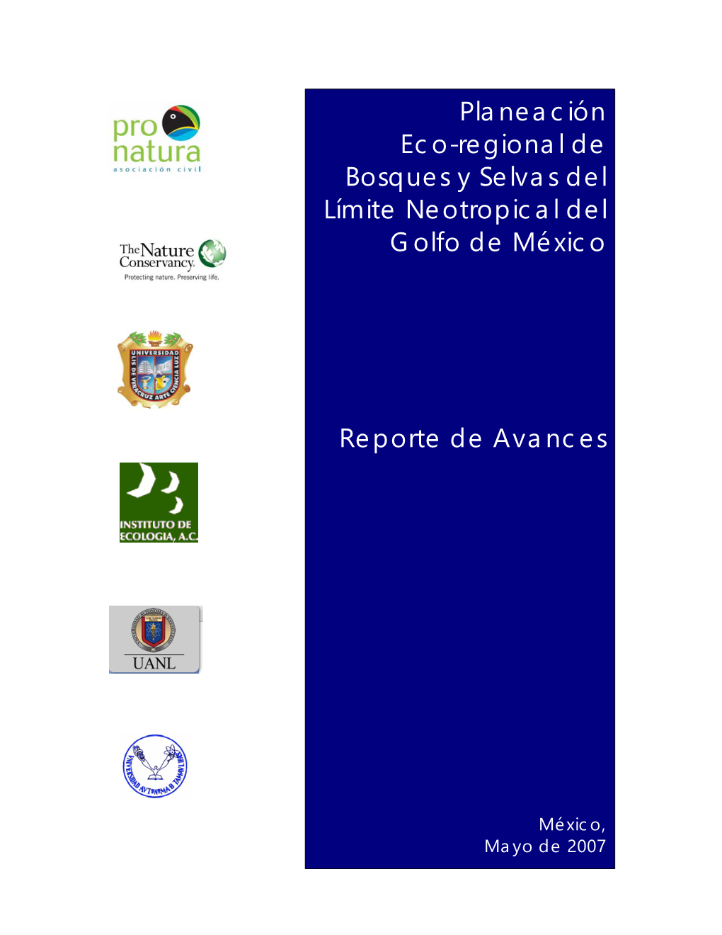 Planeación Eco-Regional De Bosques Y Selvas