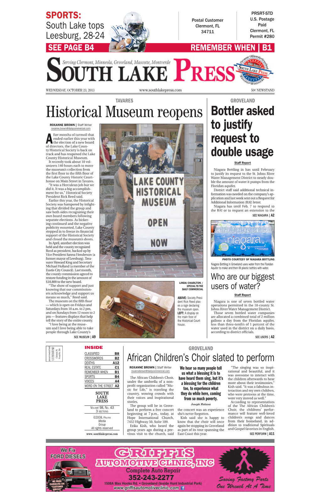 Historical Museum Reopens
