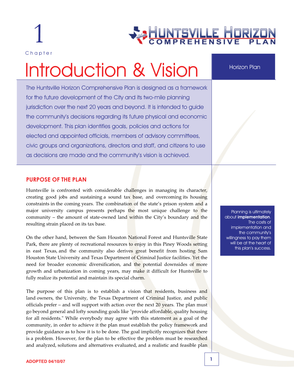 Introduction & Vision