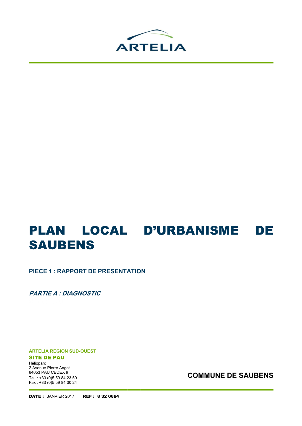 Plan Local D'urbanisme De Saubens