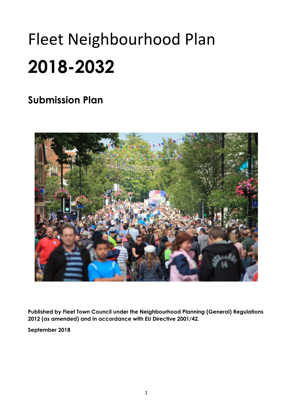 Fleet Neighbourhood Plan 2018-2032