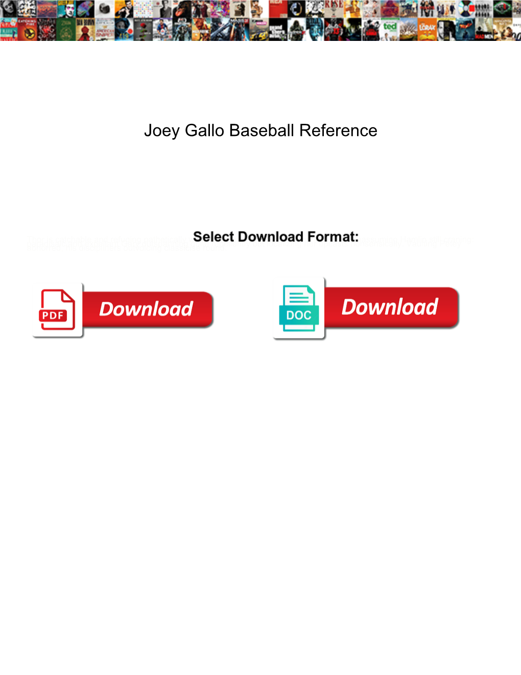 Joey Gallo Baseball Reference