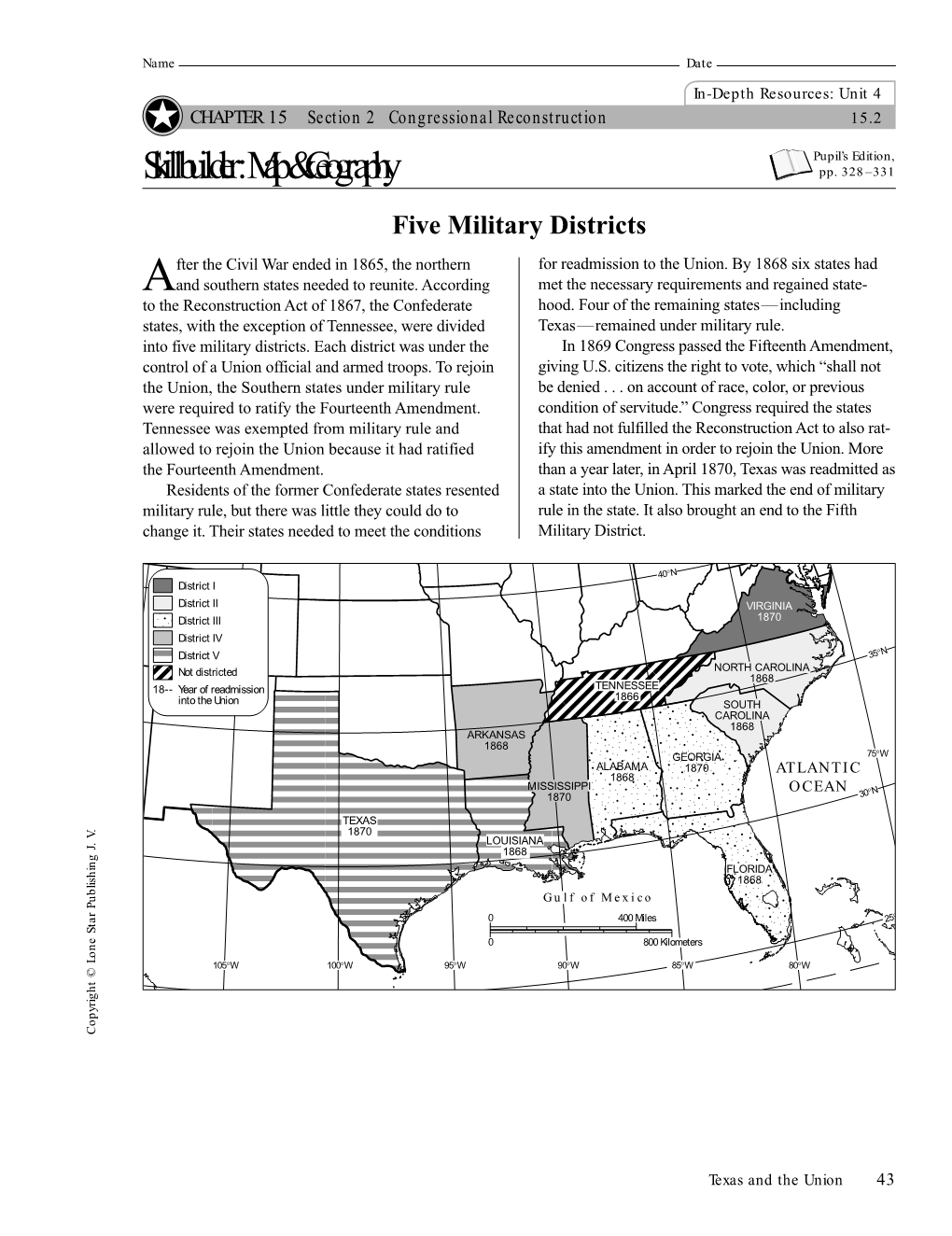 Five Military Districts