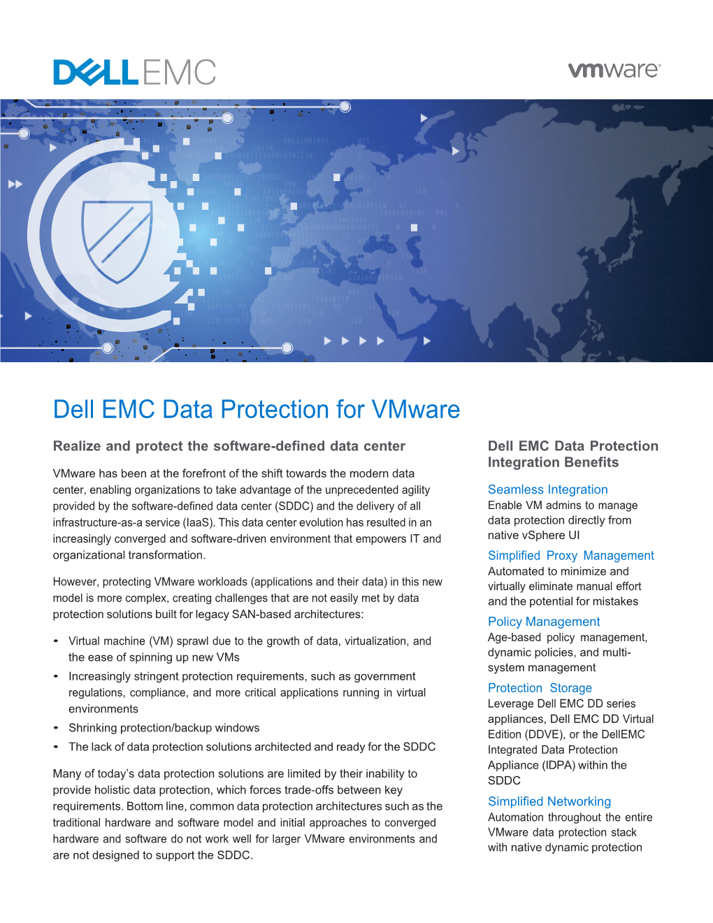 Dell EMC Data Protection for Vmware