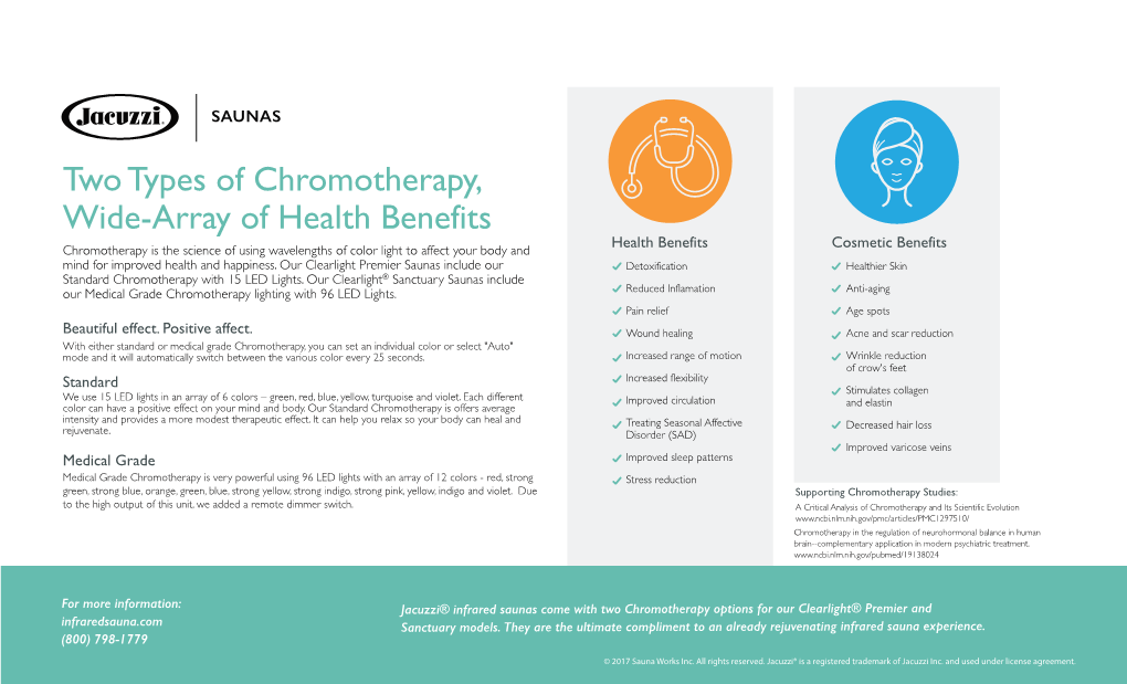 Two Types of Chromotherapy, Wide-Array of Health Benefits