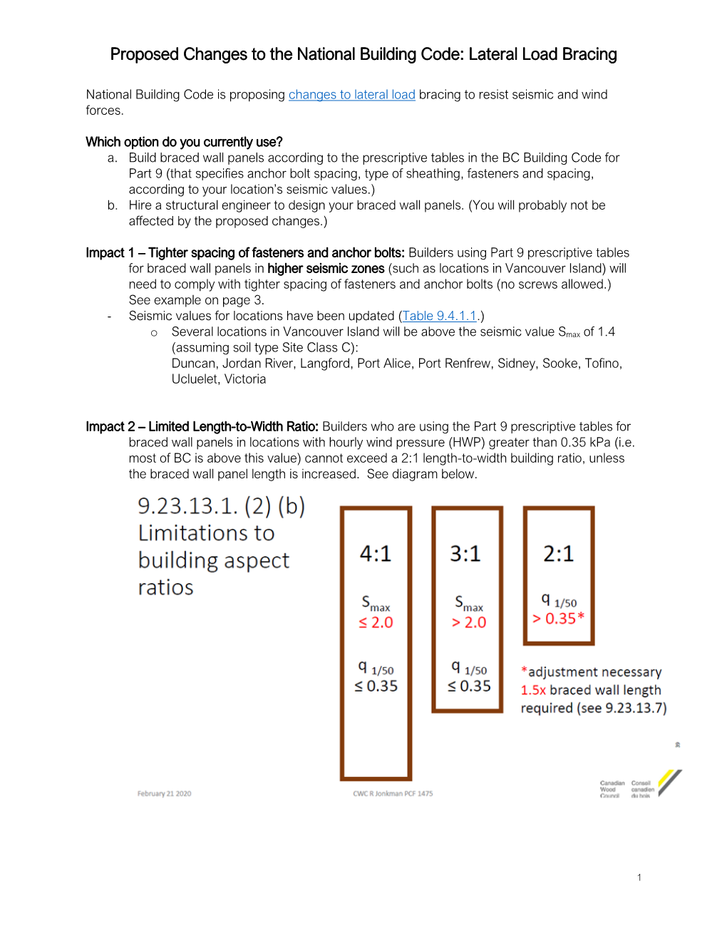 Lateral Load Bracing