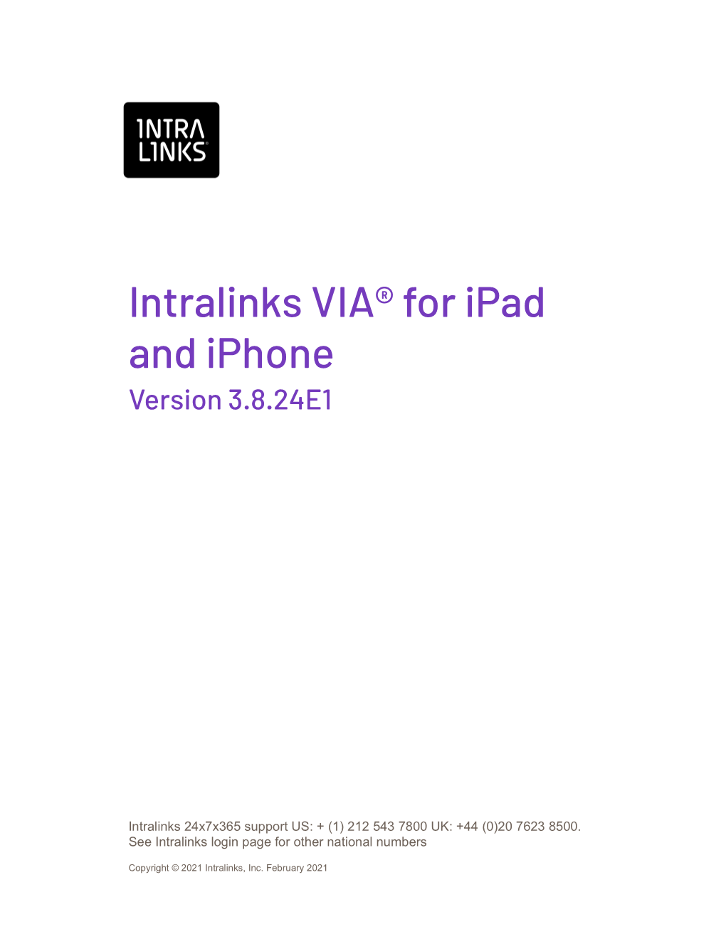 Intralinks VIA for Ipad and Iphone Startup Guide