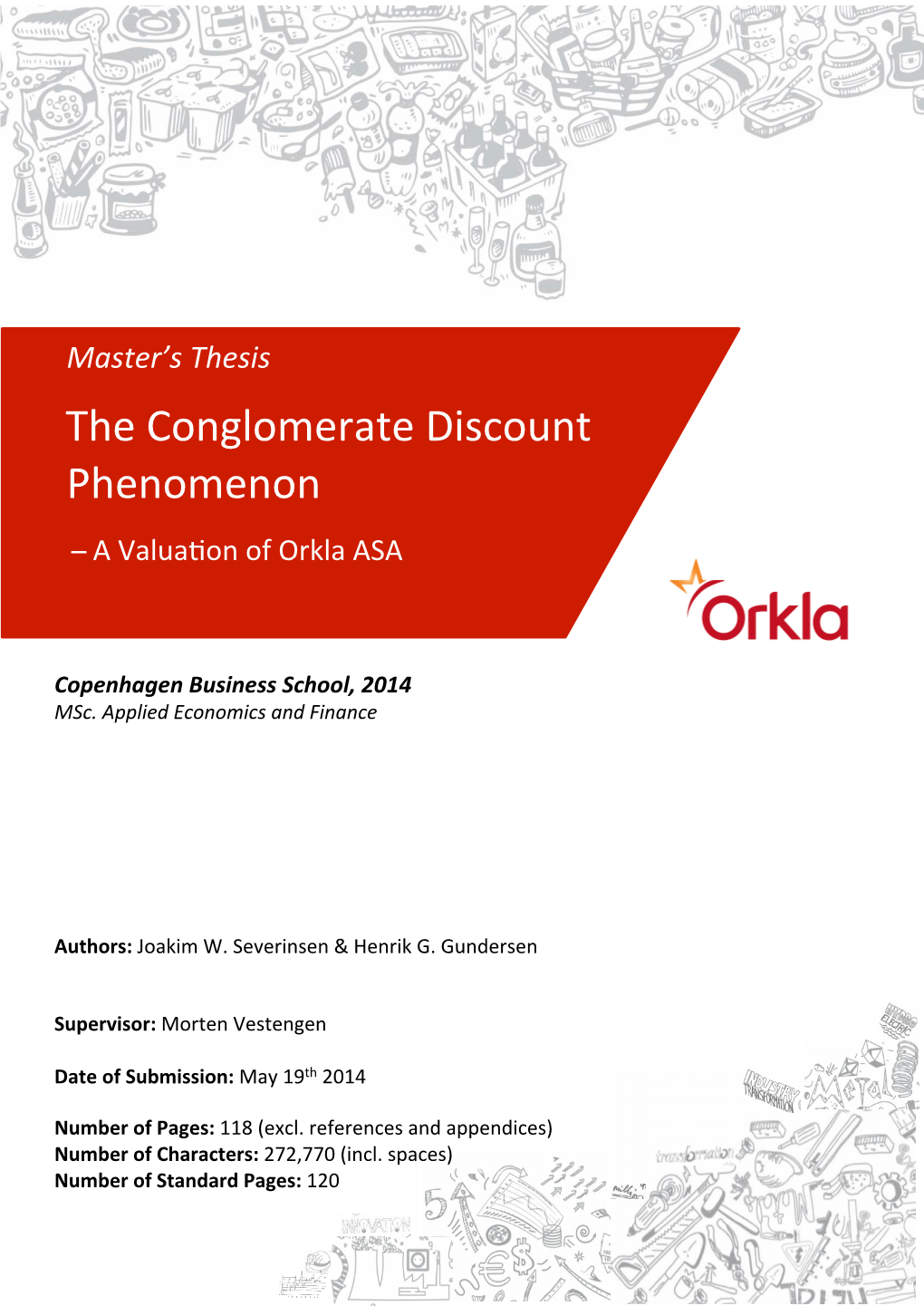 A Valuation of Orkla