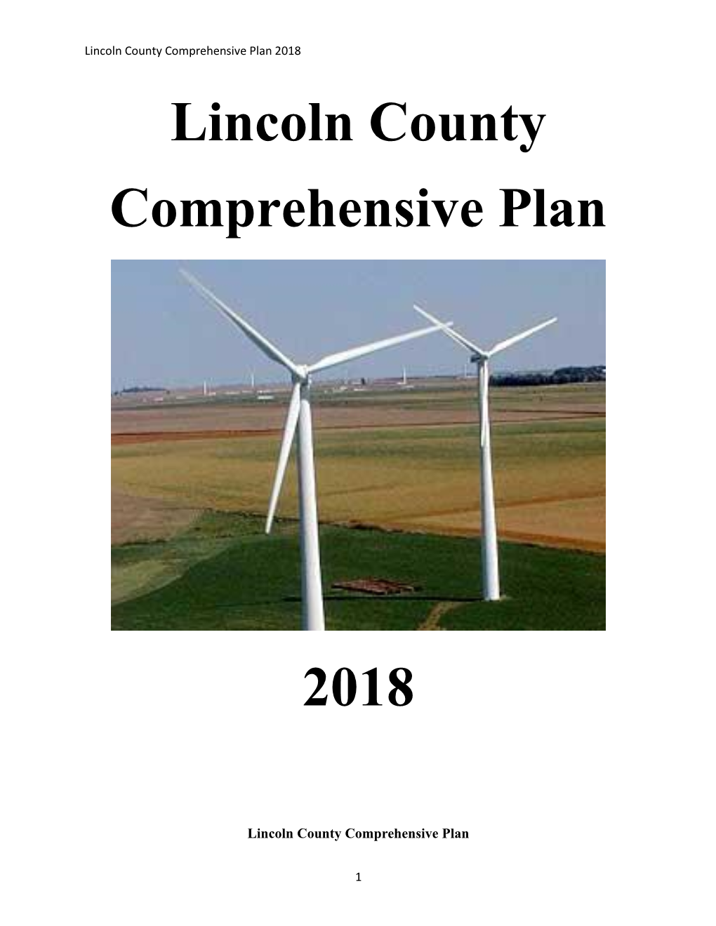 2018 Comprehensive Land Use Plan