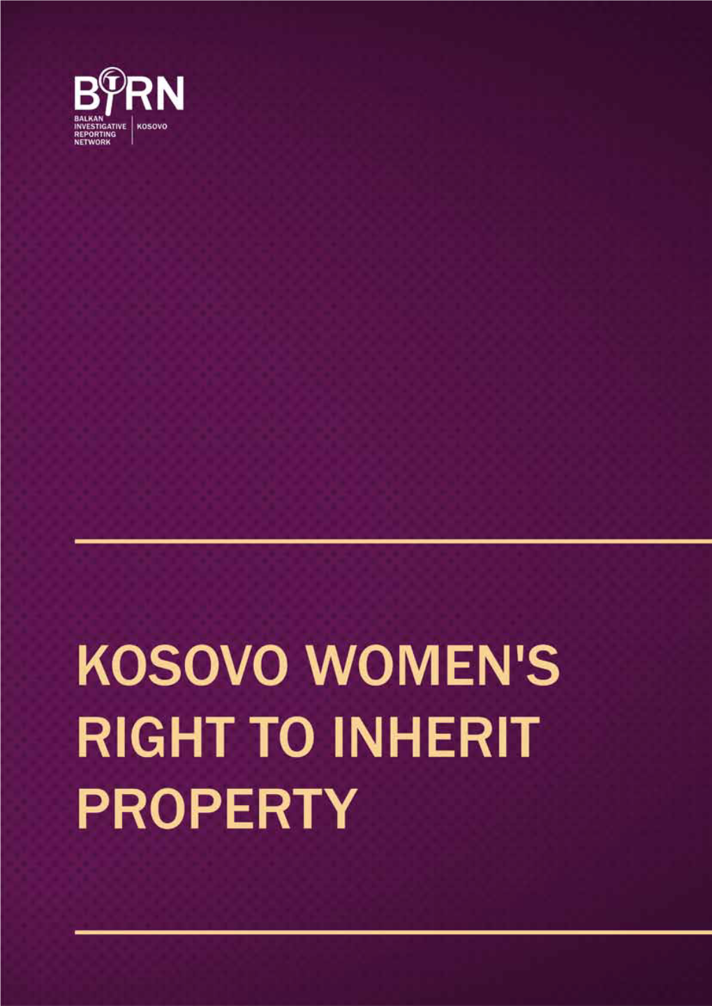 Kosovo Women's Right to Inherit Property 22.09.2018