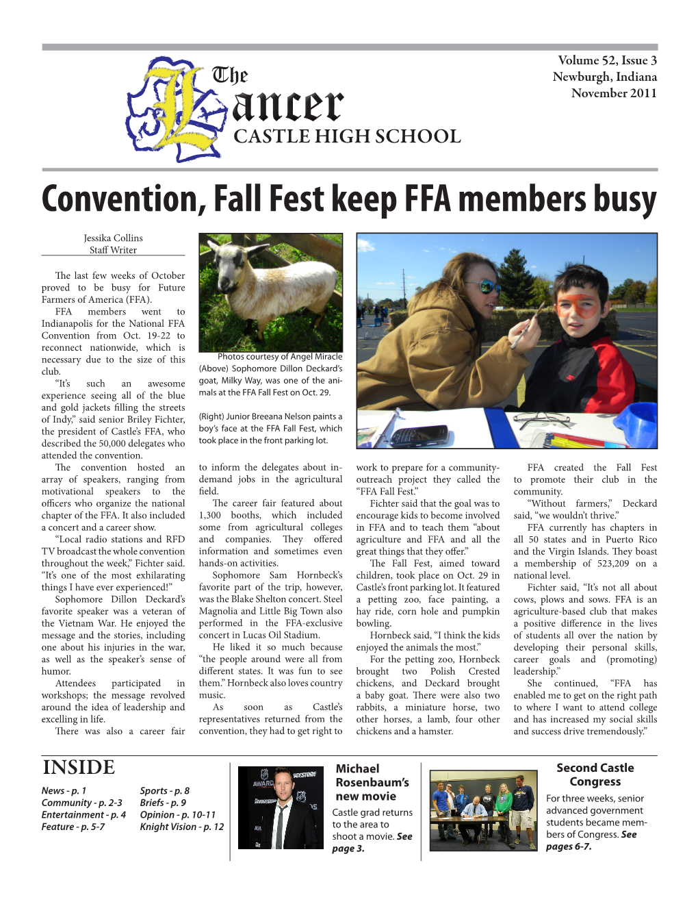 Convention, Fall Fest Keep FFA Members Busy