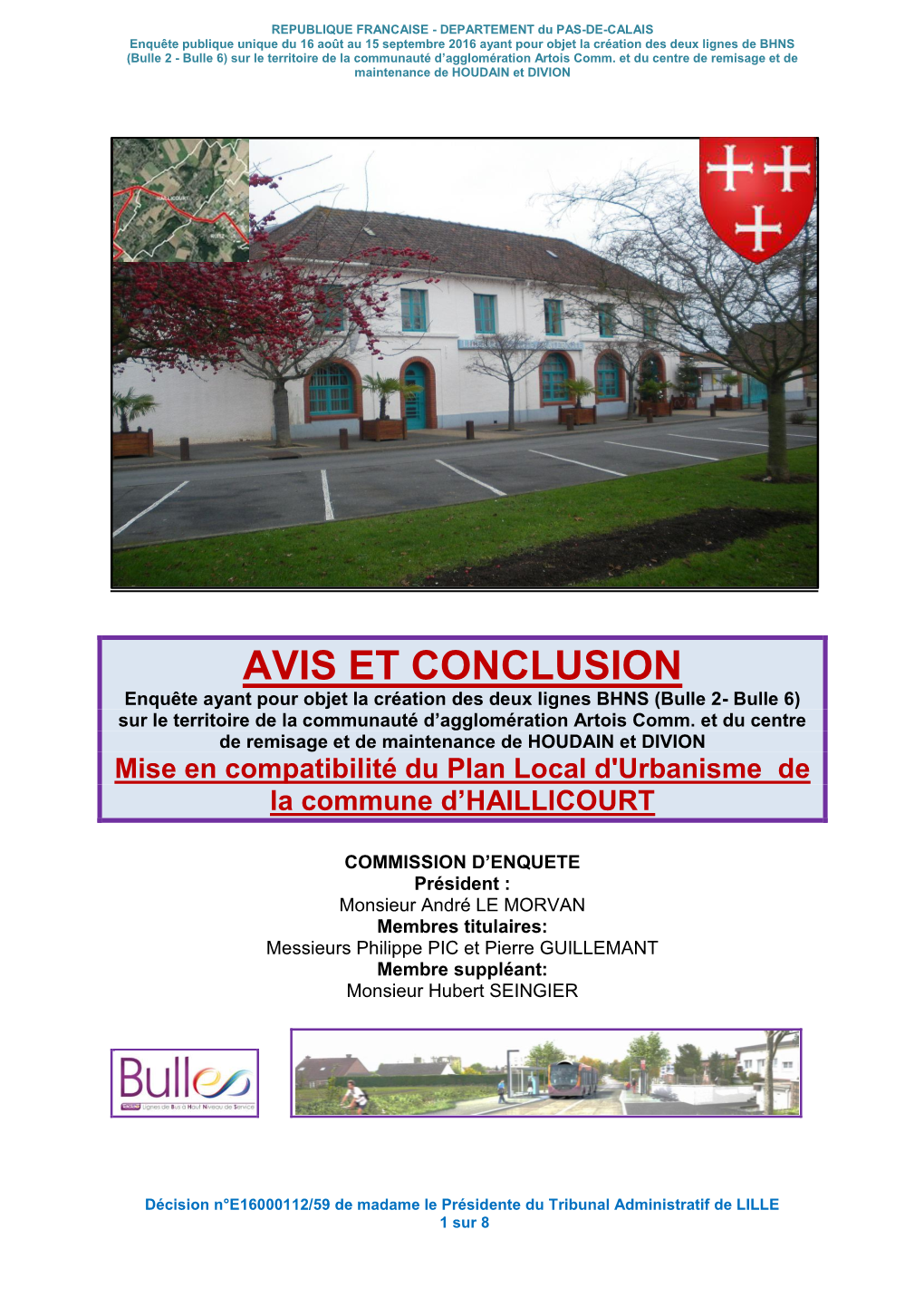 Conclusion Mec Haillicourt