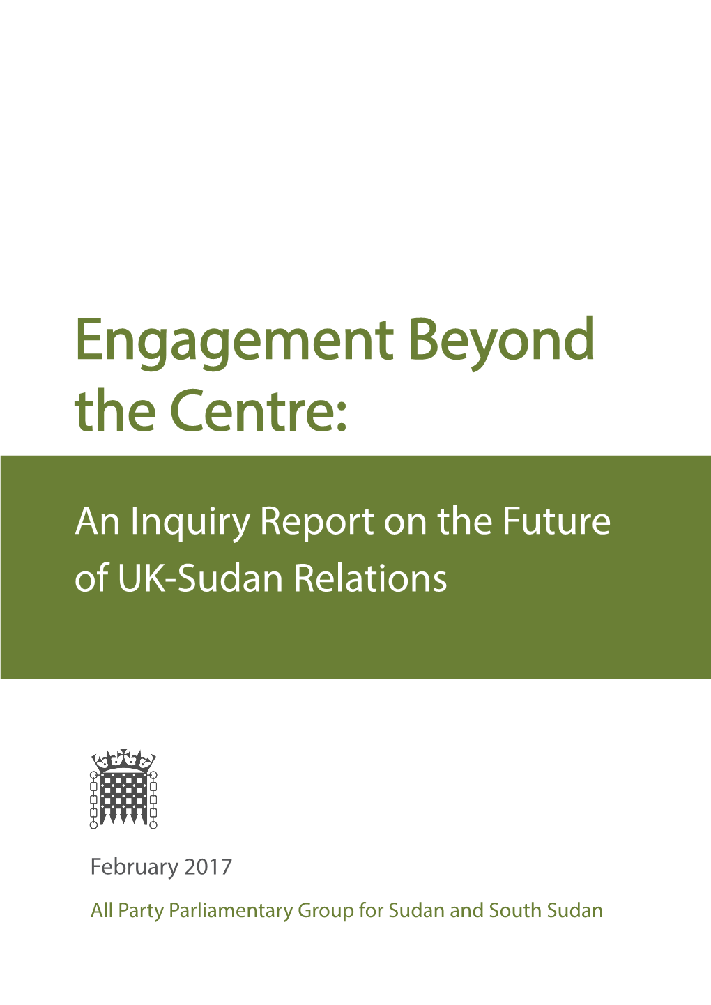 An Inquiry Report on the Future of UK-Sudan Relations
