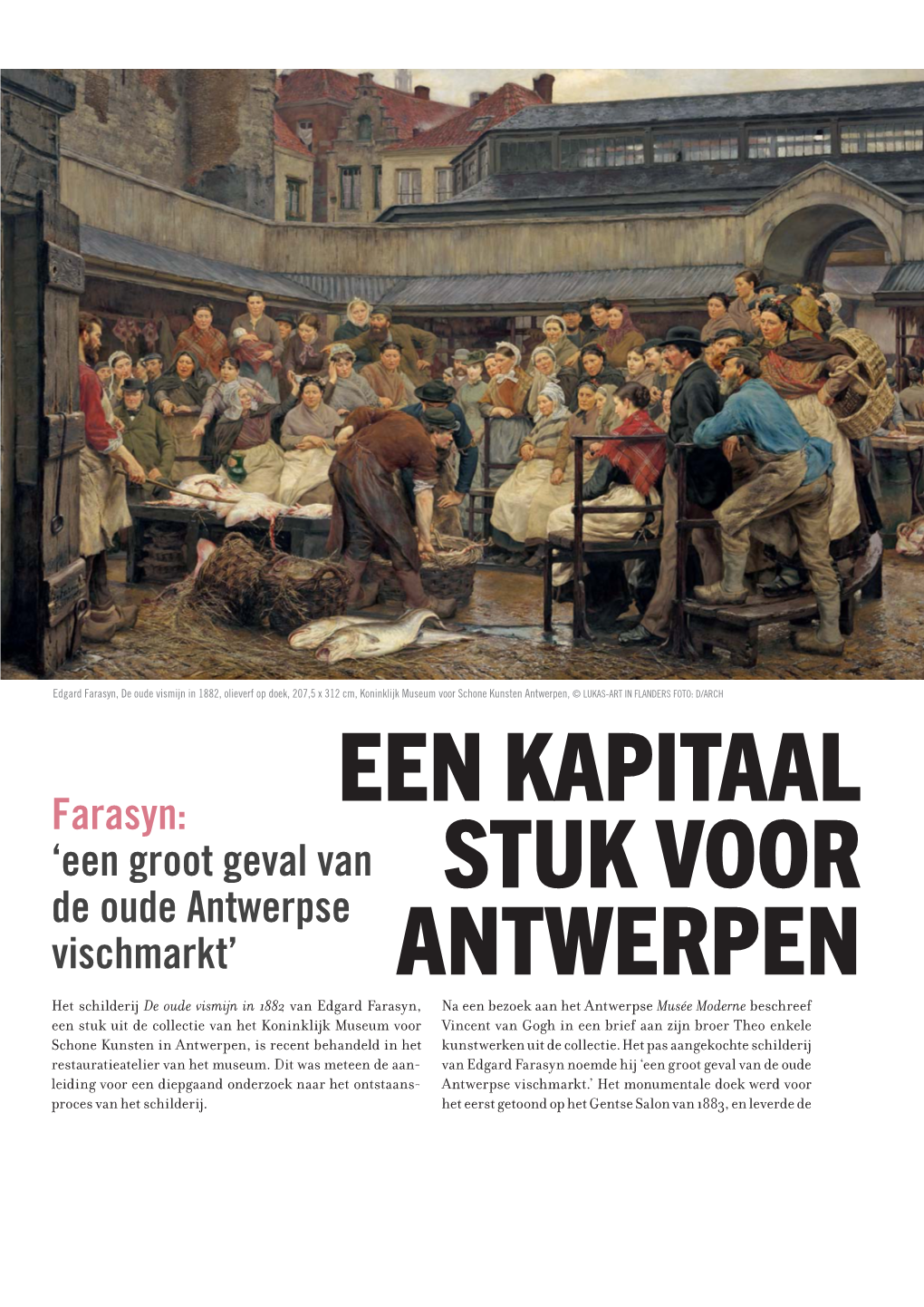 Een Kapitaal Stuk Voor Antwerpen > De Vlaemsche School: Tijdschrift Voor Kunsten, Letteren En Weten- Chitectuur Aan De Linkerzijde Letterlijk