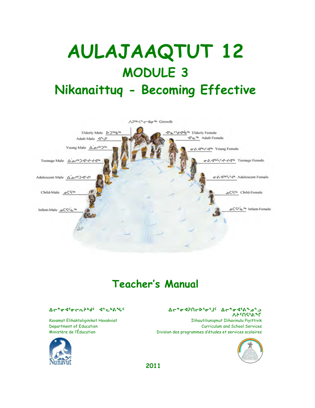 AULAJAAQTUT 12 MODULE 3 Nikanaittuq - Becoming Effective