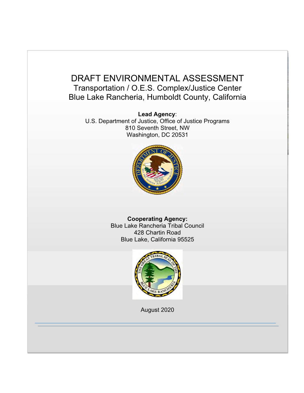 DRAFT ENVIRONMENTAL ASSESSMENT Transportation / O.E.S