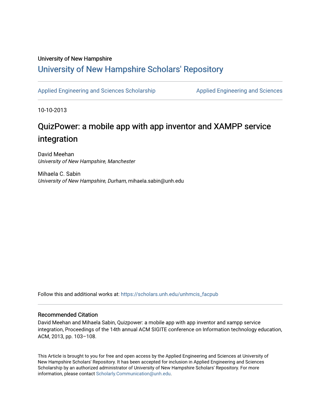 A Mobile App with App Inventor and XAMPP Service Integration