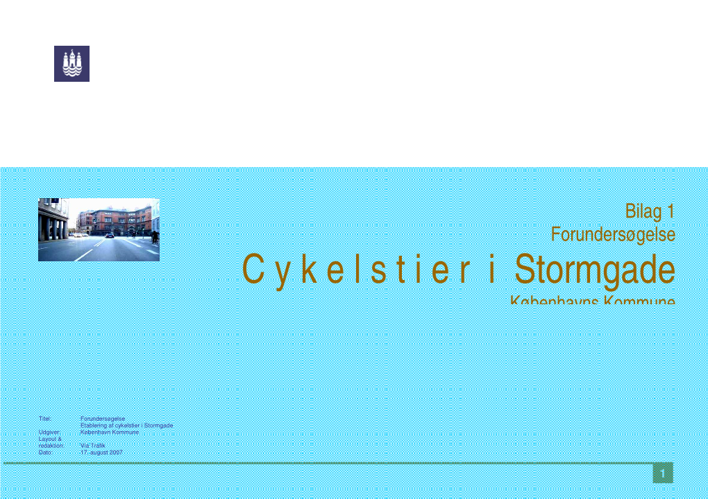 C Y K E L S T I E R I Stormgade