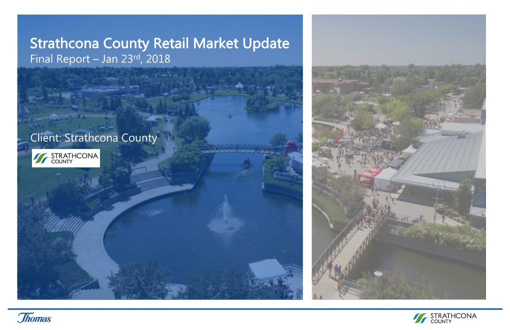 Strathcona County Retail Market Update Final Report – Jan 23Rd, 2018