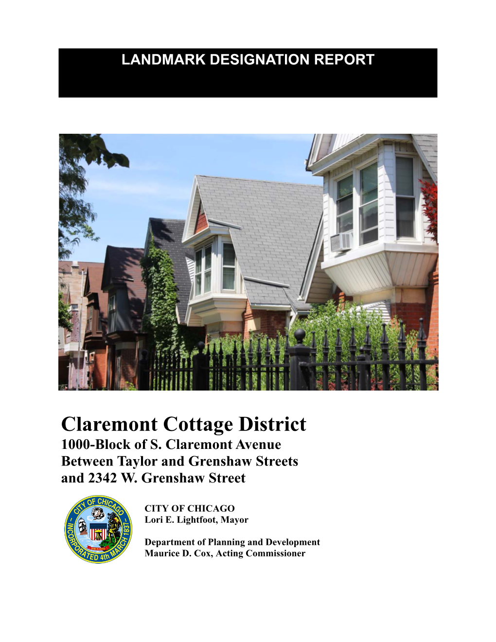 Claremont Cottage District 1000-Block of S