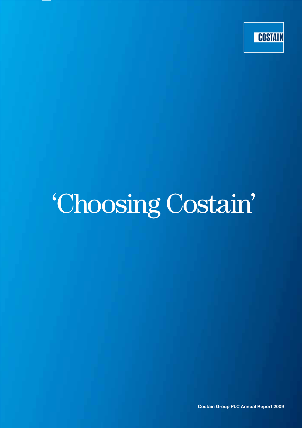 'Choosing Costain'