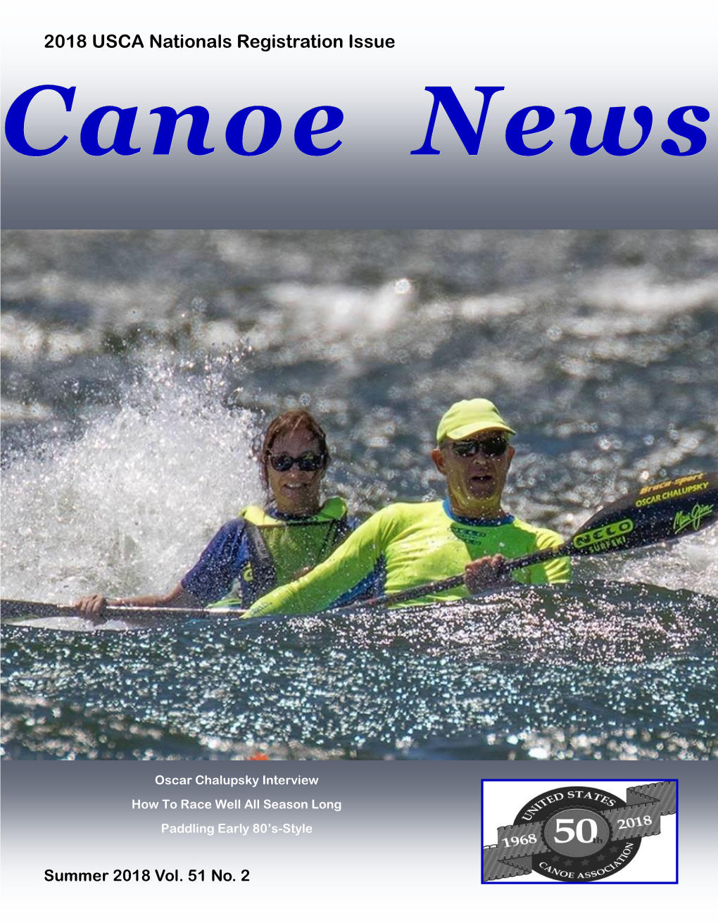 2018 USCA Nationals Registration Issue Canoe News