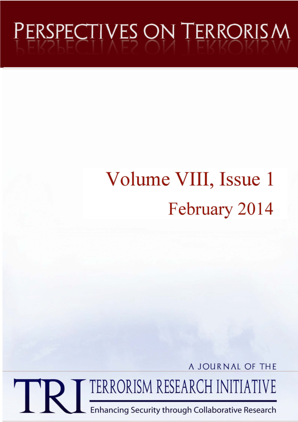 Perspectives on Terrorism, Volume 8, Issue 1