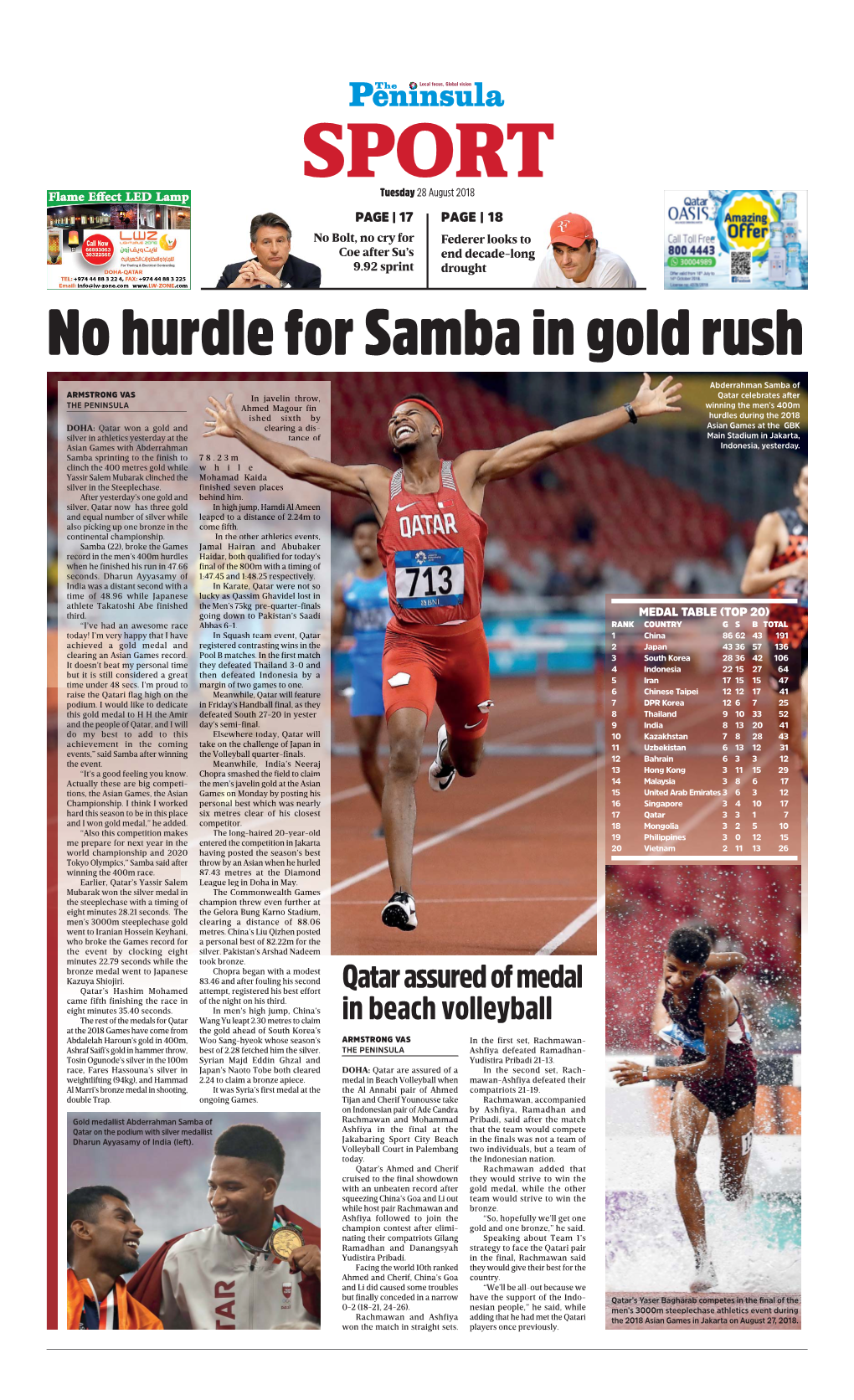 No Hurdle for Samba in Gold Rush