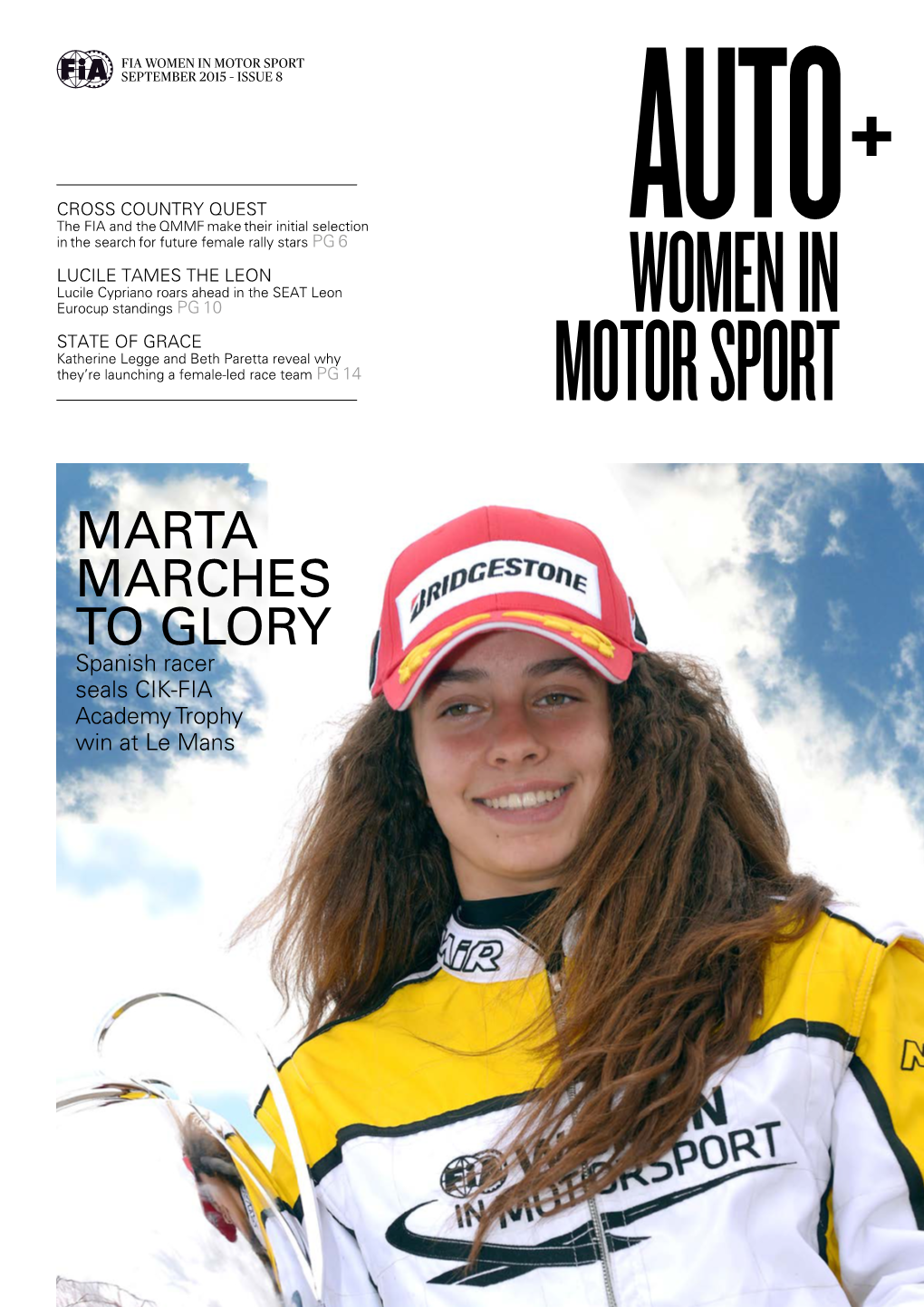 MARTA MARCHES to GLORY Spanish Racer Seals CIK-FIA Academy Trophy Win at Le Mans AUTO+WOMEN in MOTOR SPORT