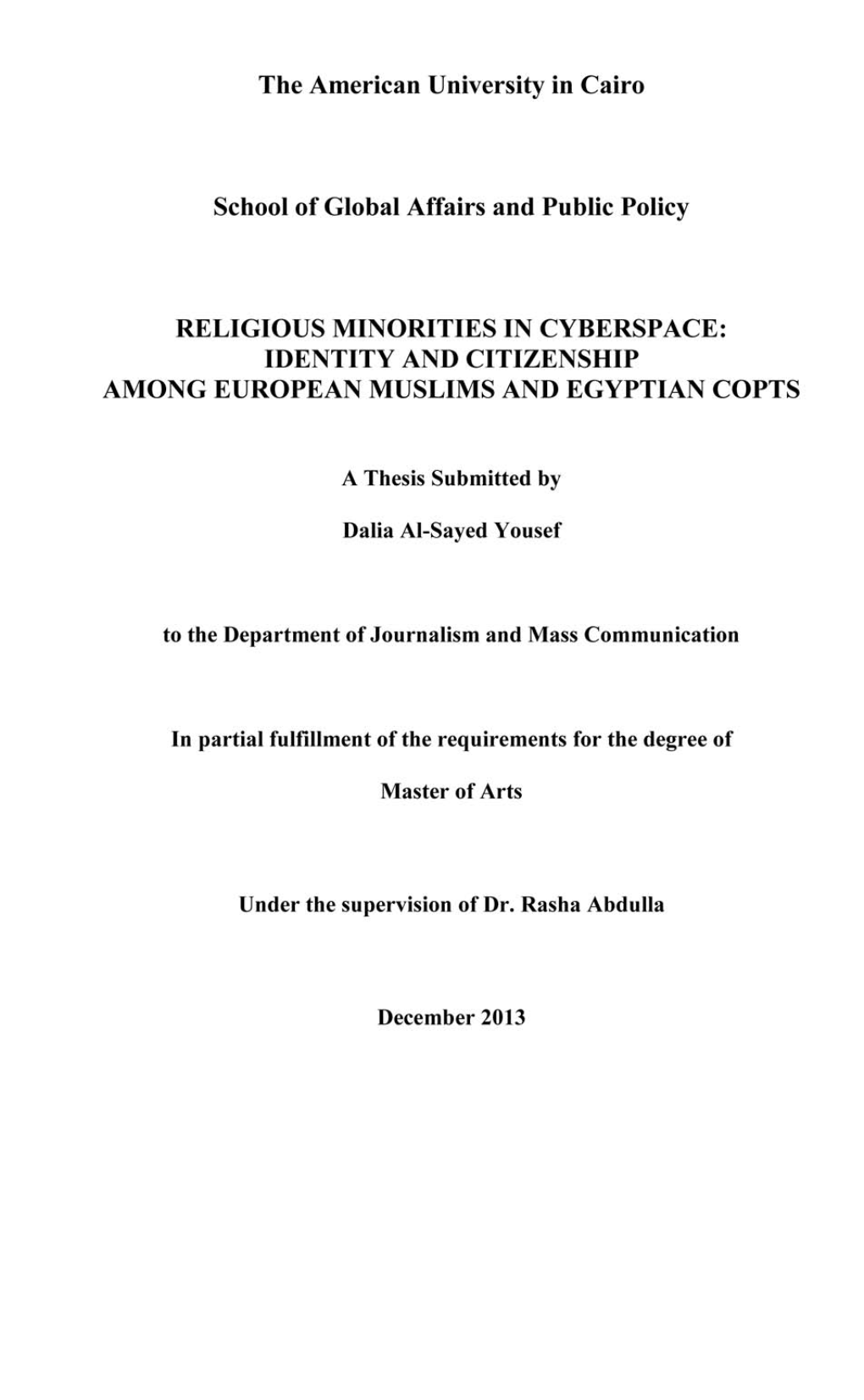 RELIGIOUS MINORITIES in CYBERSPACE.Pdf