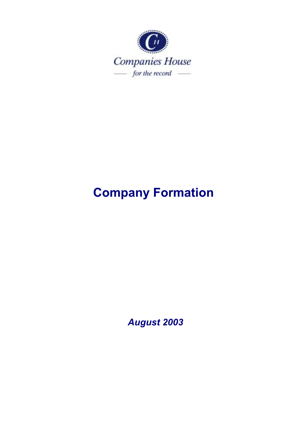 Company Formation