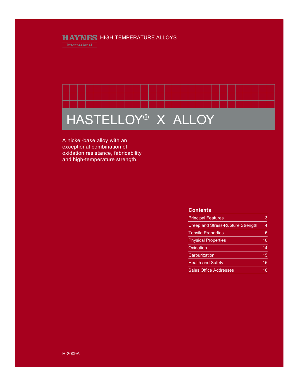 Hastelloy® X Alloy