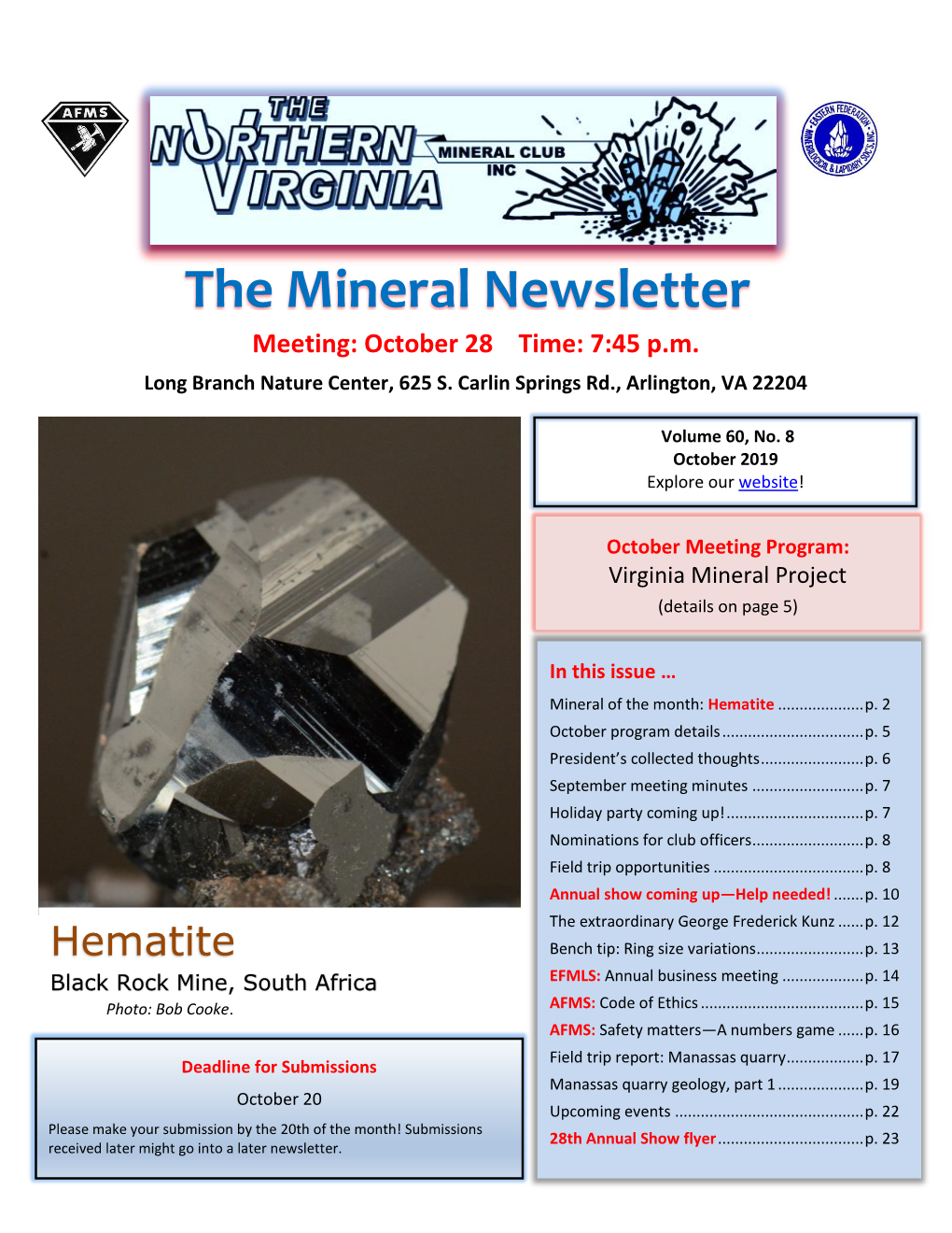 NVMC Oct 2019 Newsletter.Pdf