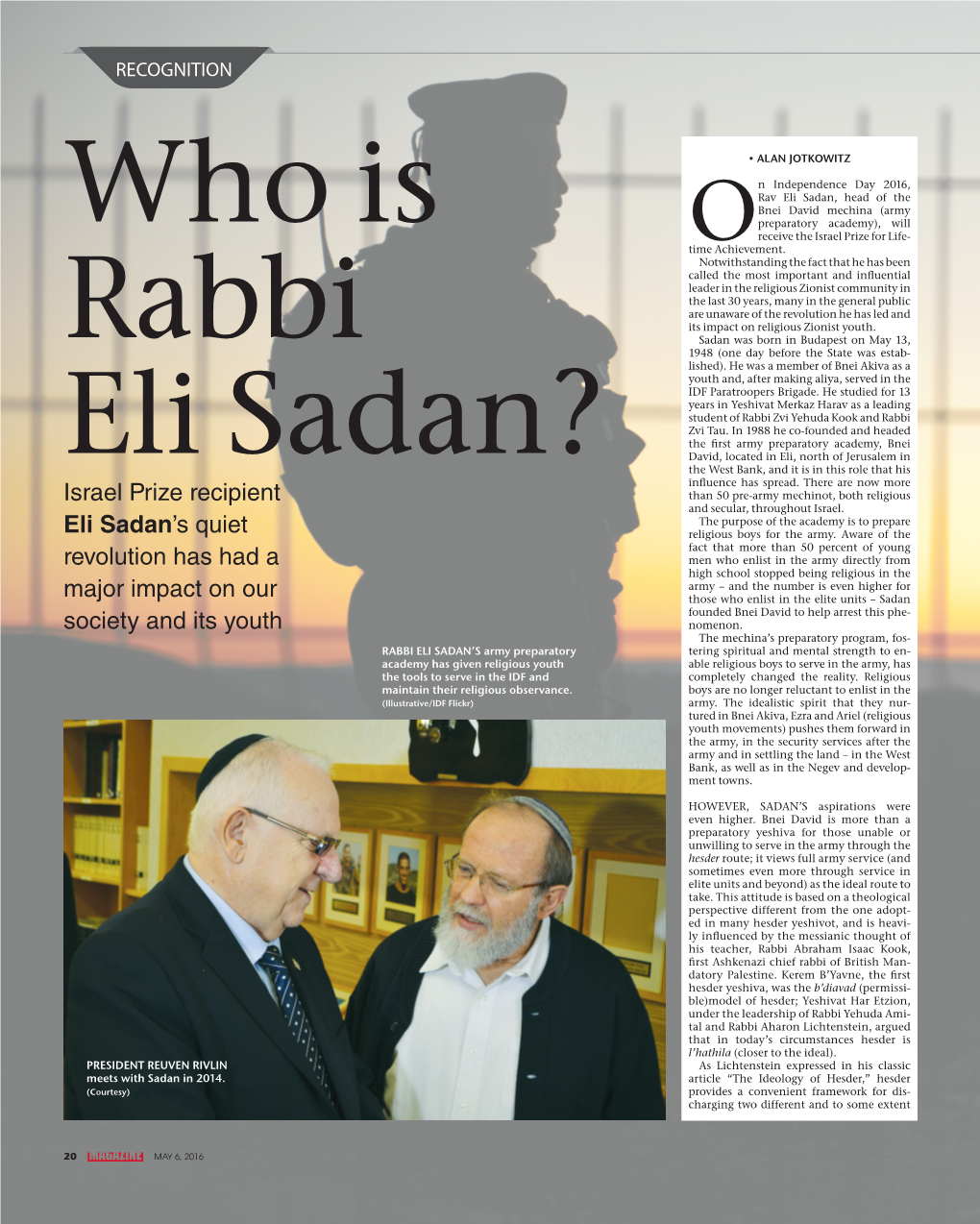 Who Is Rabbi Eli Sadan?