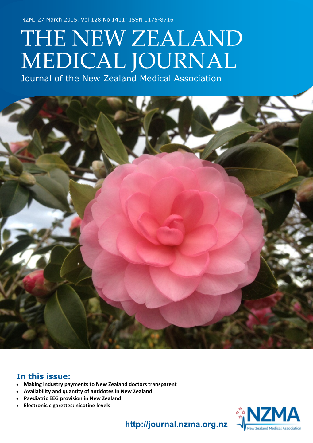 THE NEW ZEALAND MEDICAL JOURNAL Journal of the New Zealand Medical Association