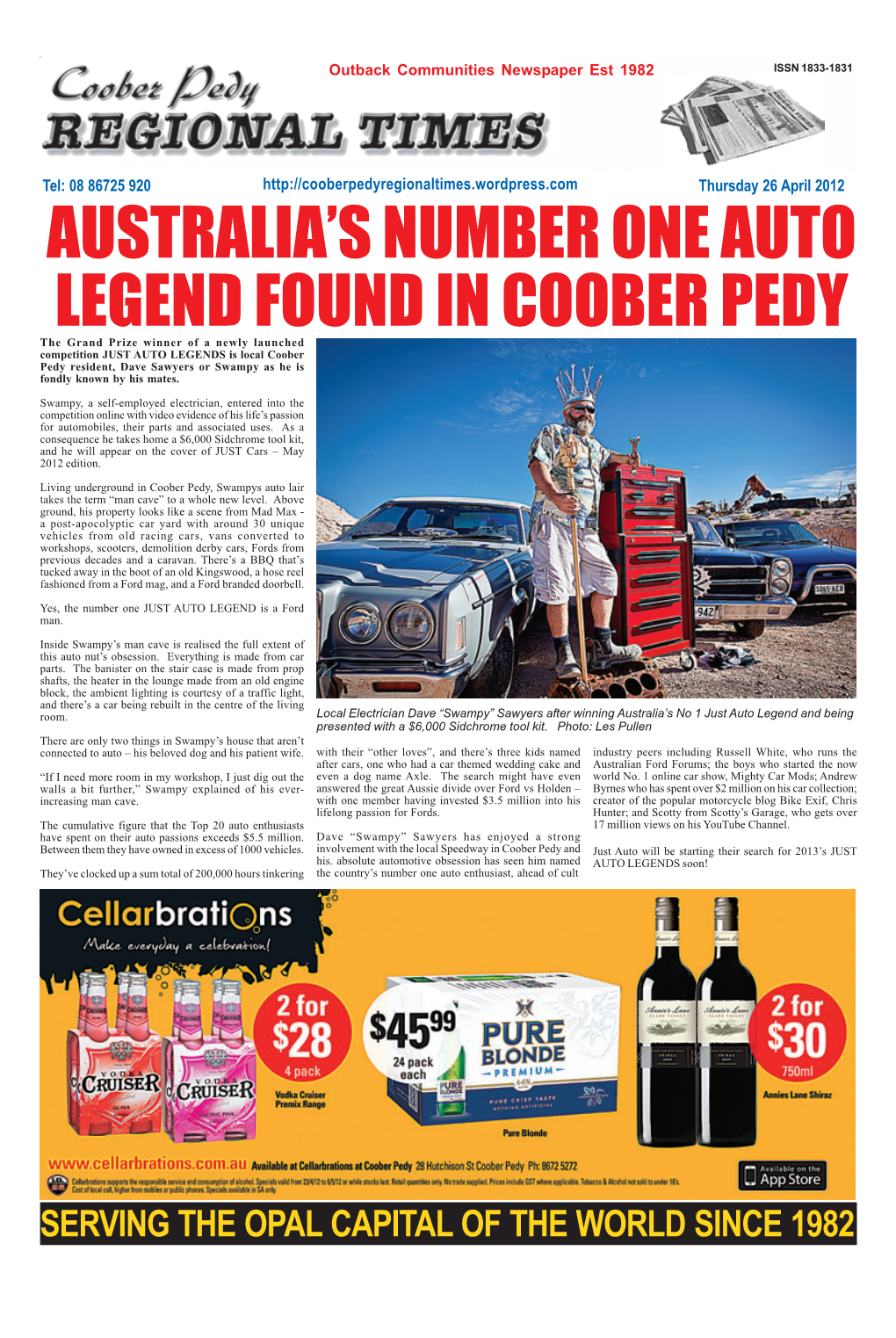 Australia's Number One Auto Legend Found in Coober Pedy