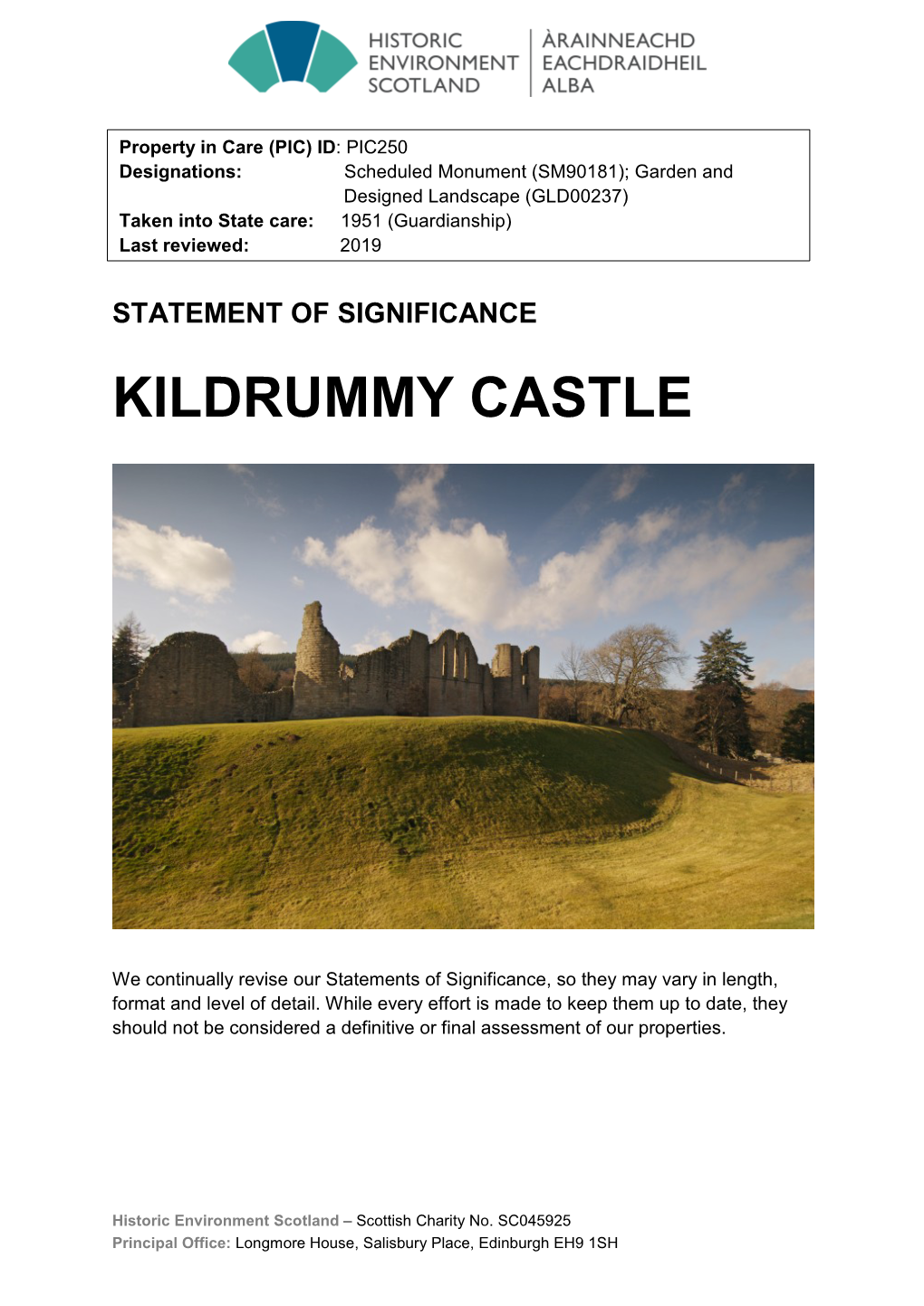 Kildrummy Castle